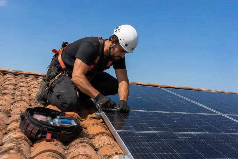 Maintenance et monitoring de panneaux solaires à Saint-Jean-sur-Vilaine