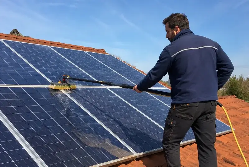 Nettoyage et entretien de panneaux solaires à Saint-Jean-sur-Vilaine